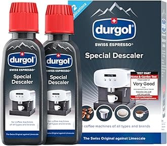 Durgol Swiss Espresso Special Decalcifier for all Coffee Machines, 2 x 125ml