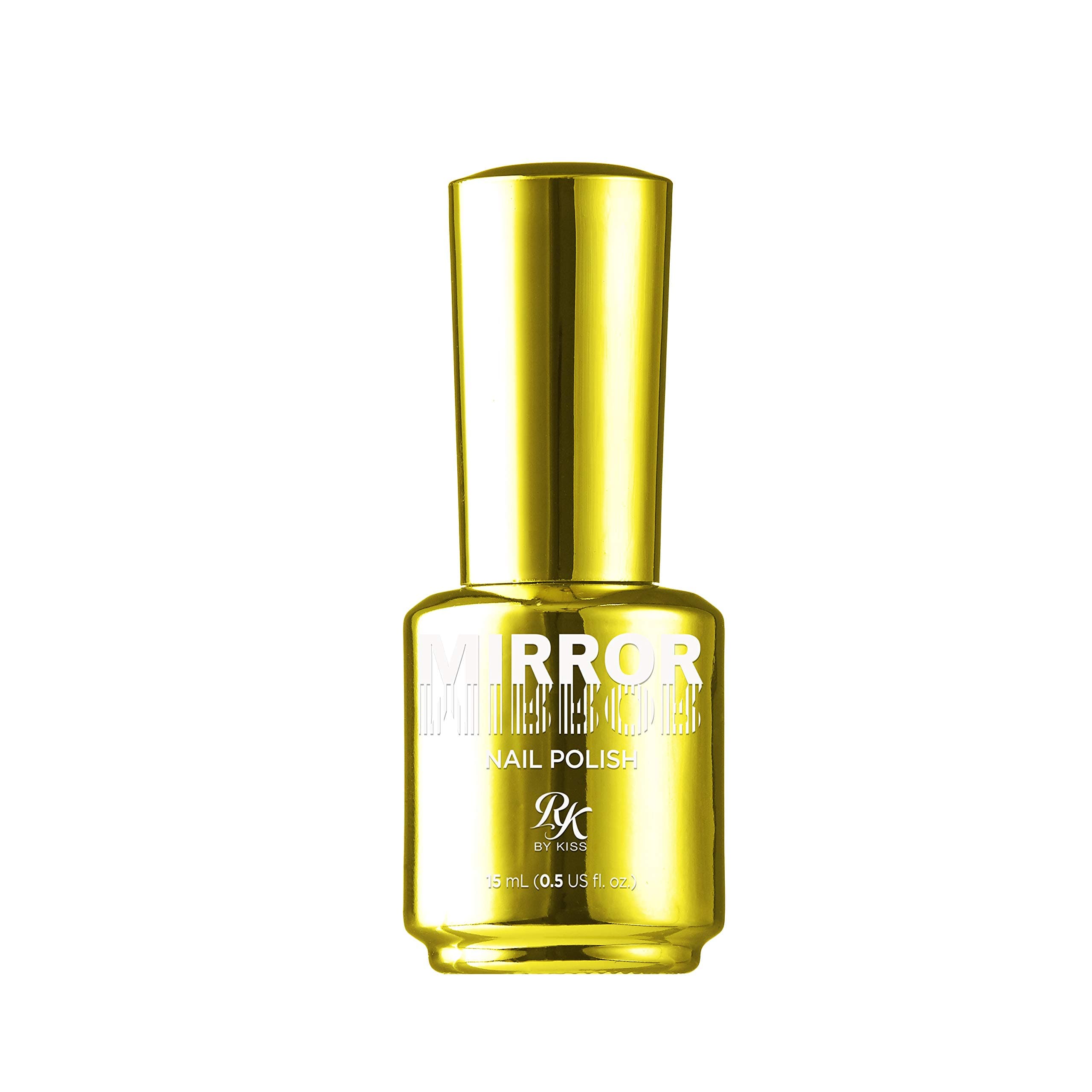 Kiss Ruby Kisses Mirror Effect Nail Polish, Mep02 Glorious, Gold, 15 ML