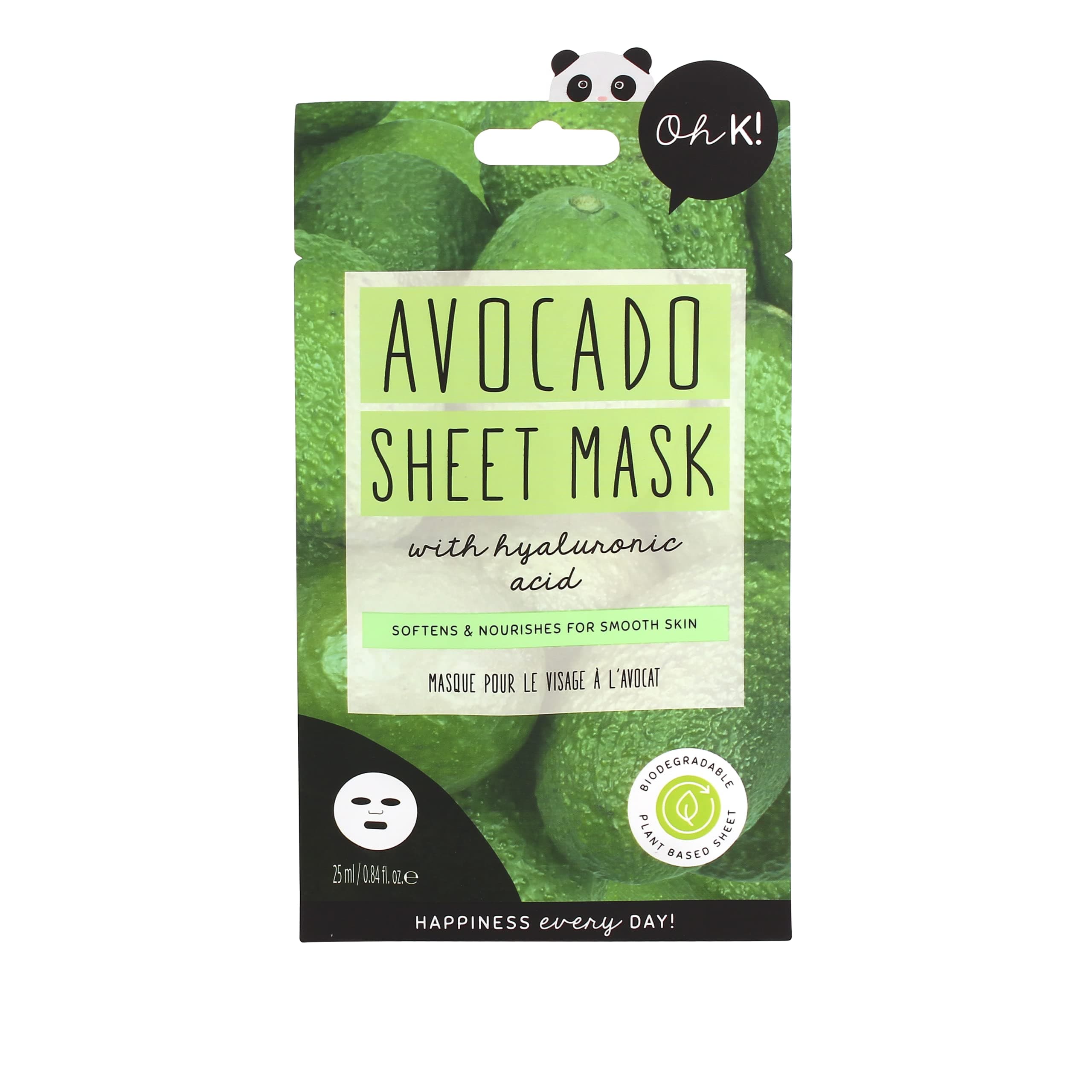 Sheet Mask - Avocado by Oh K! for Unisex - 1 Pc Mask