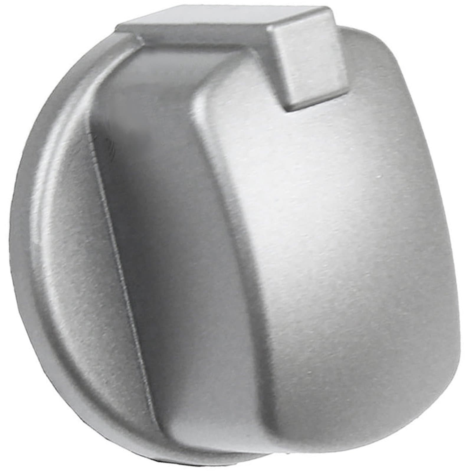 Spares2go Control Knob Switch Button for Indesit Cooker Oven (Silver/INOX)