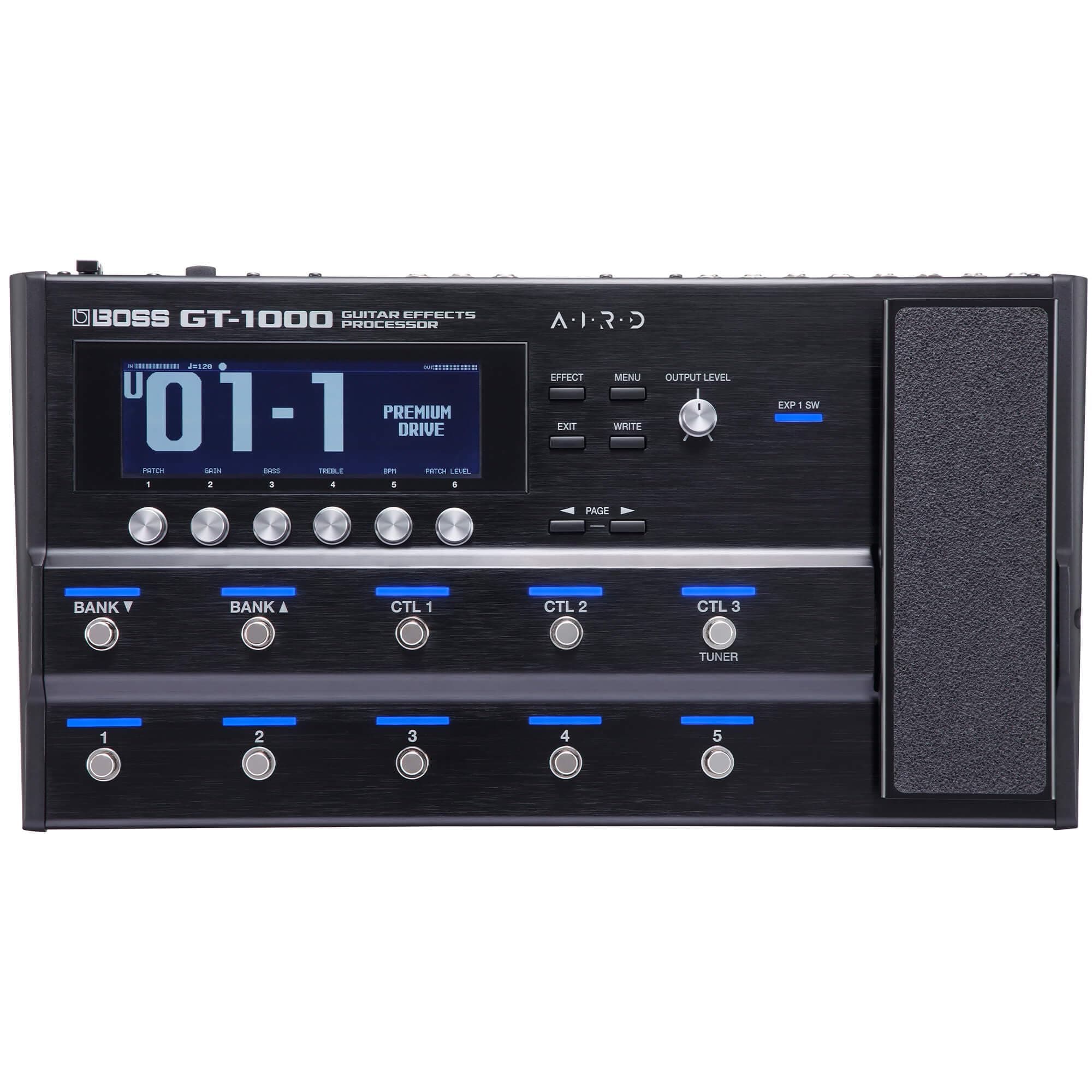 GT-1000 | Industry-Leading Guitar Effects Processor | Unmatched Sound Quality | Highly Expressive Guitar Amps Crafted with AIRD | Onboard BOSS Effects | Built-in Bluetooth | I/O Features
