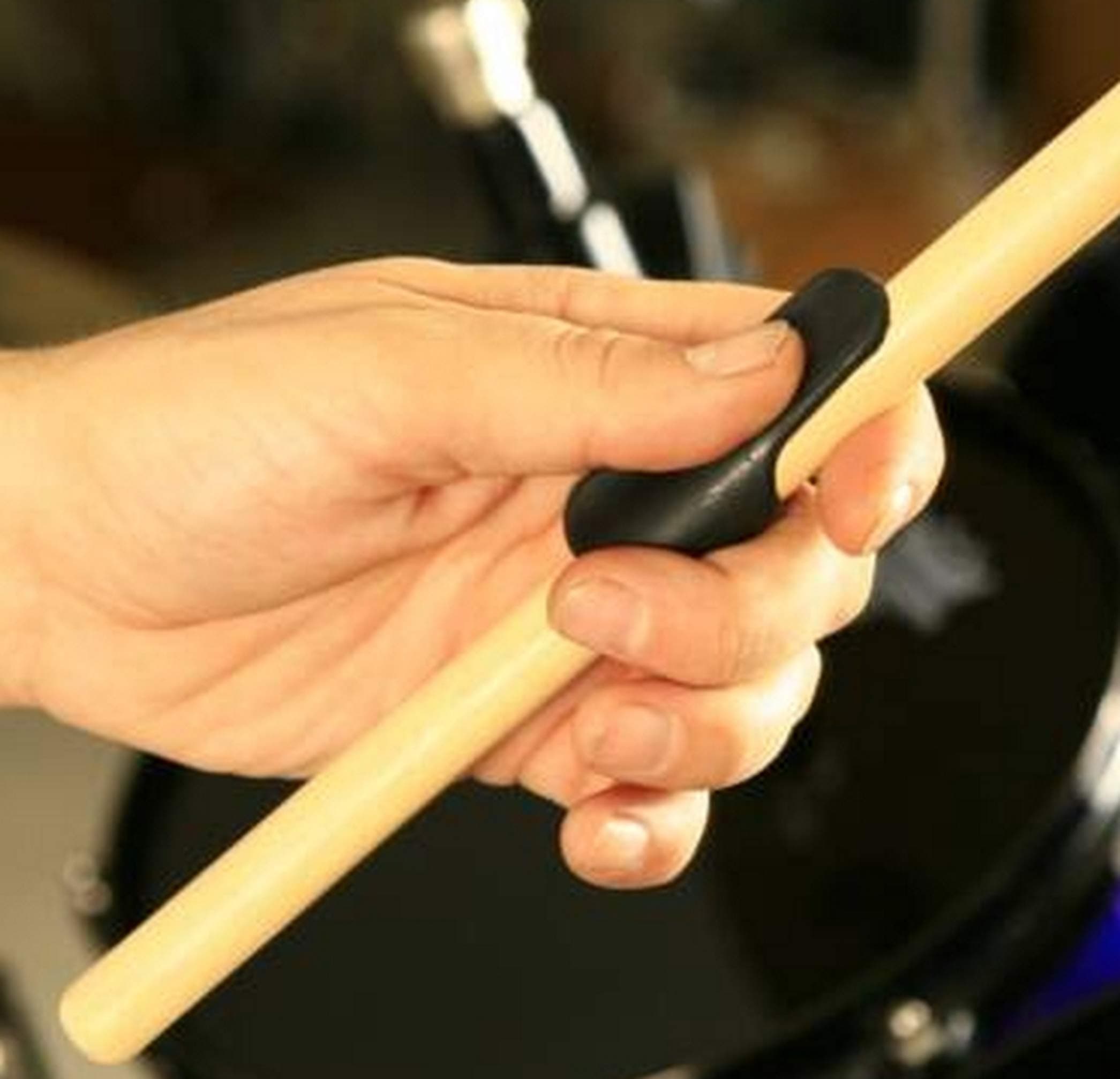Drumstick Grips Zero Slippage Reusable Rubber Sleeves Out Performs Tape, Wrap, Wax, Dip or Gloves