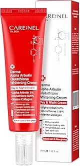 CARE:NEL Whitening Cream for face Korea Derma Alpha Arbutin Glutathione 1.52fl.oz/45ml