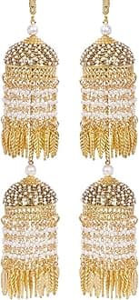 CHOTTEYLAL & SONS Traditional Golden Wedding Kalira/Kalere/Kaleera Bridal Hand Hanging Kalira for Women and Girls