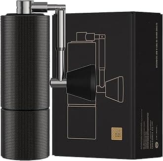 TIMEMOREChestnut C3 Pro Manual Coffee Grinder Capacity CNC Stainless Steel Conical Burr, Internal Adjustable Setting, Double Bearing Positioning, French Press Coffee for Hand Grinder