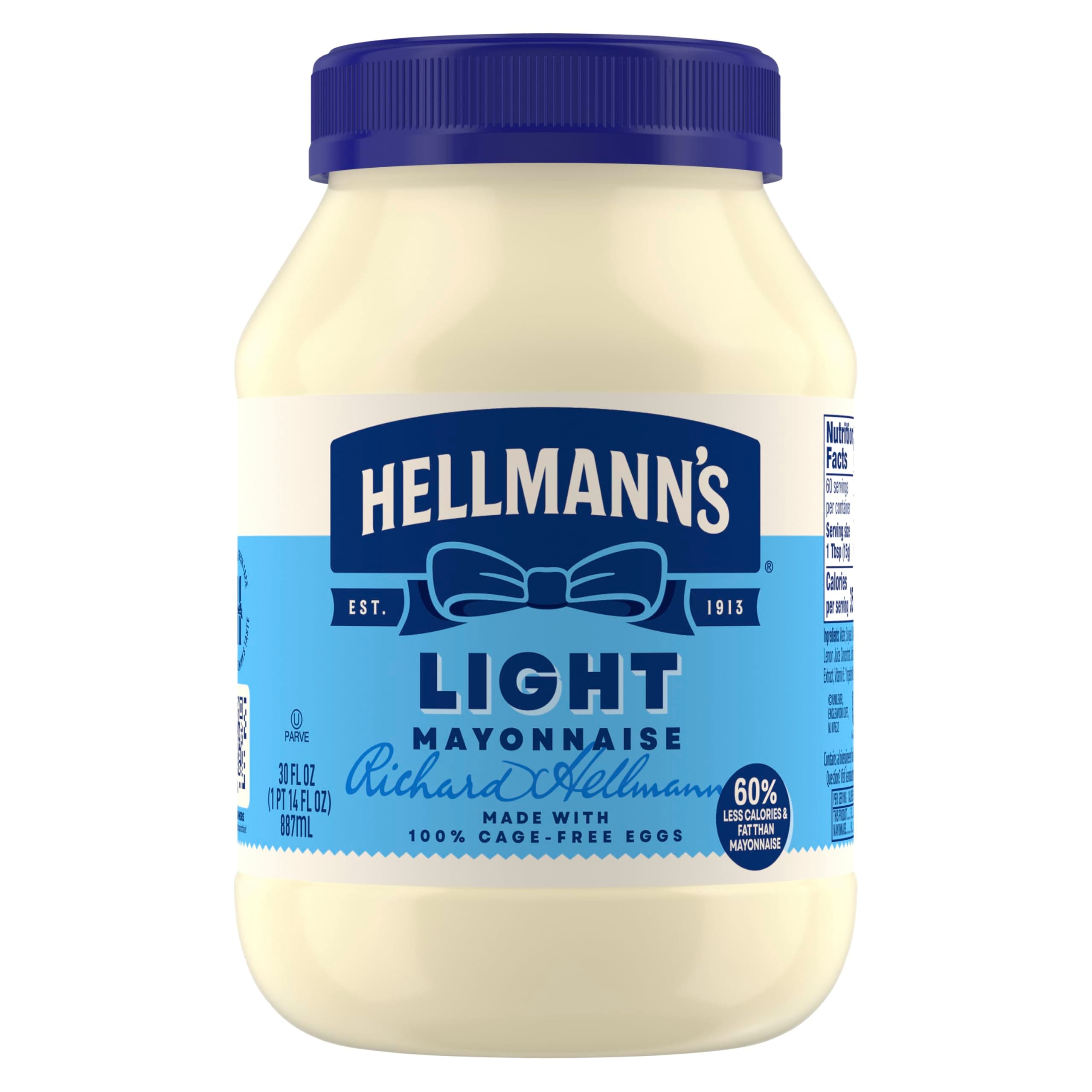 Hellmann's Mayonnaise - Light - 30 Oz