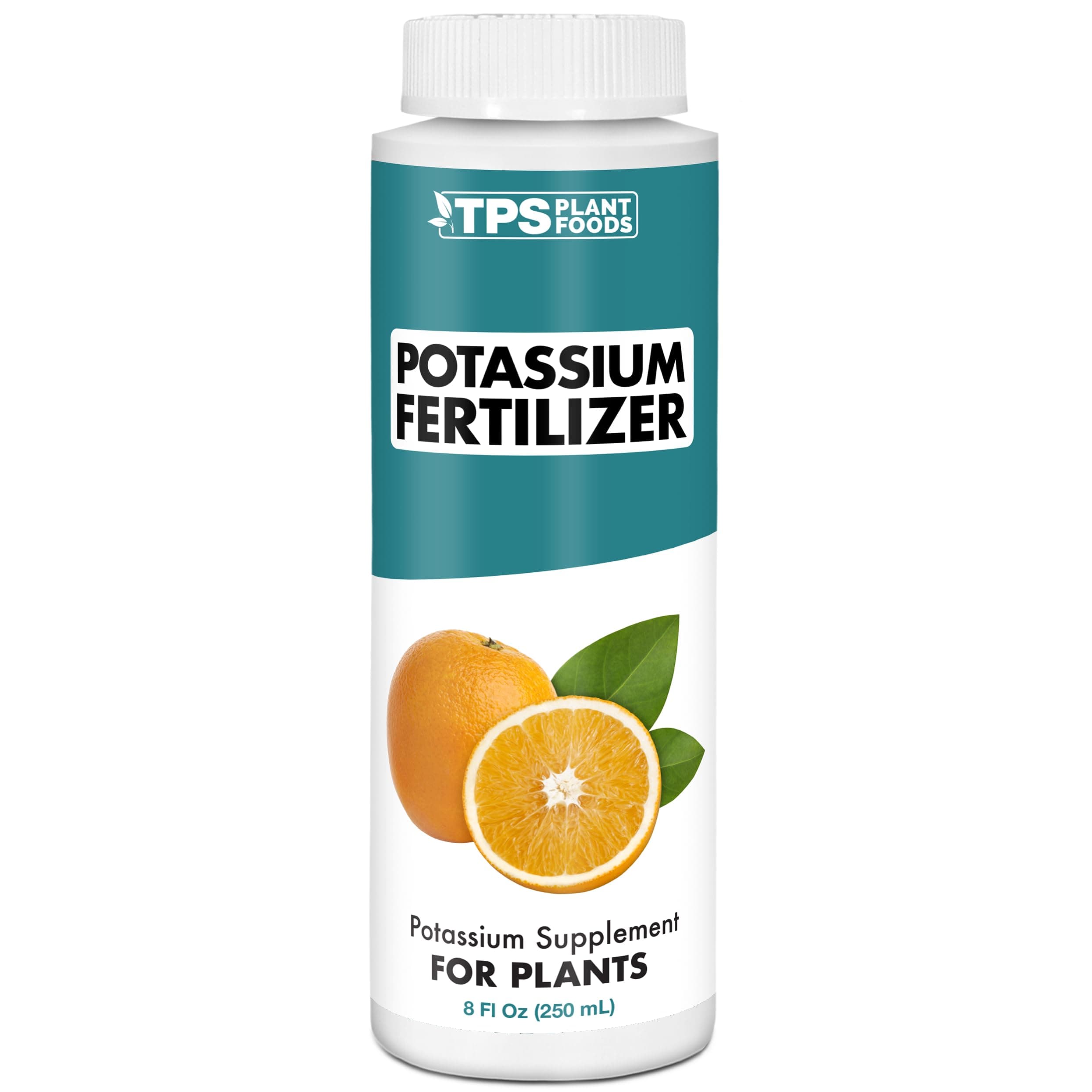 TPS NUTRIENTS Potassium Fertilizer for Plants, Boosts Growth, Budding and Flowering, Liquid Plant Food 8 oz (250mL)