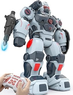 Robot Toys for Boys Kids 5-7 Year Old Remote Control Robots Gifts for 6-8 Birthday Present Toy Hand Gesture RC Sensing 2022 hot Smart programmable Robotics for 3 4 6 9 10 11 and up