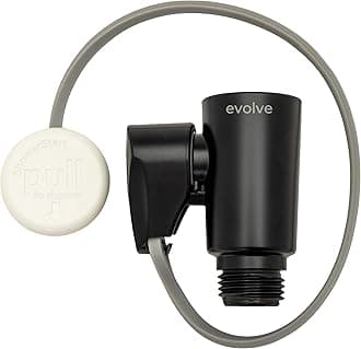 Evolve ShowerStart TSV3 Automatic Thermostatic Shut-off Valve in Matte Black, Hot Water and Energy Saving Valve for Most Showerheads, Not Low Flow, Uniform Plumbing Code Certified