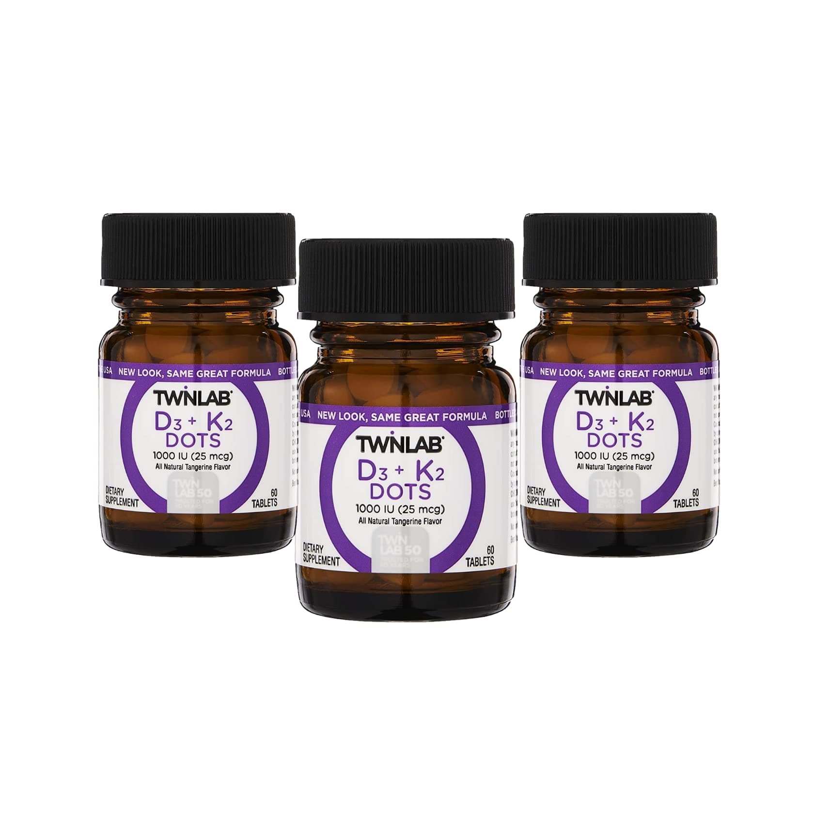 Vit D3 1000 & K2 Dots, 3 pk