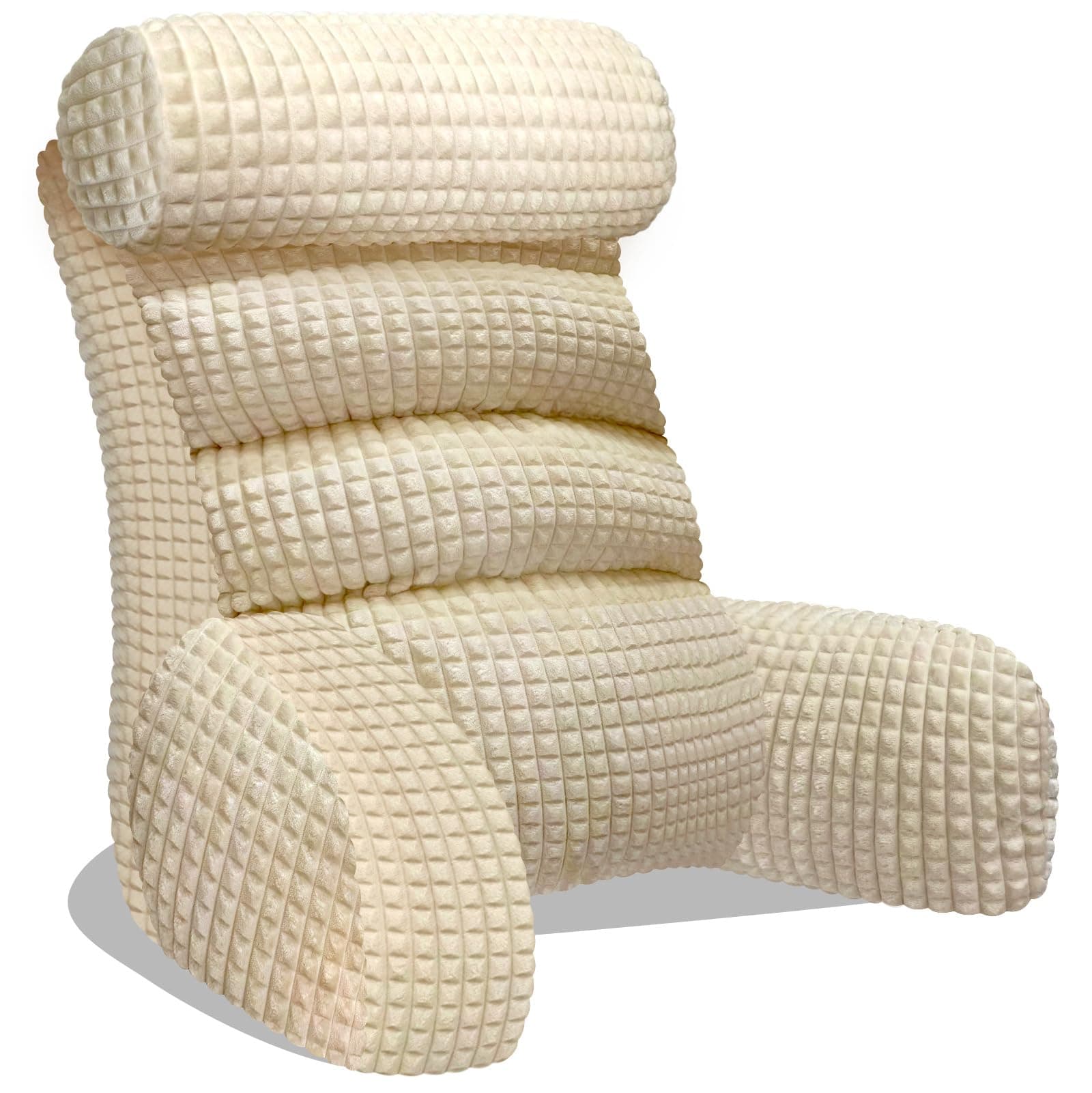 Back Pillow for Bed Sitting Up, Reading Pillow, Extra Large Arm Pillows for Adults for Back Support,Bed Pillow for Sitting up for Watching TV/Gaming/Relaxing