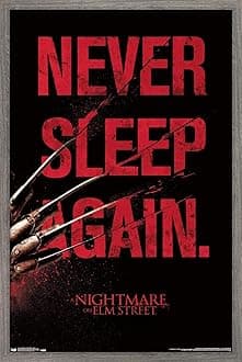 A Nightmare on Elm Street - Sleep Wall Poster, 14.725" x 22.375", Barnwood Framed Version