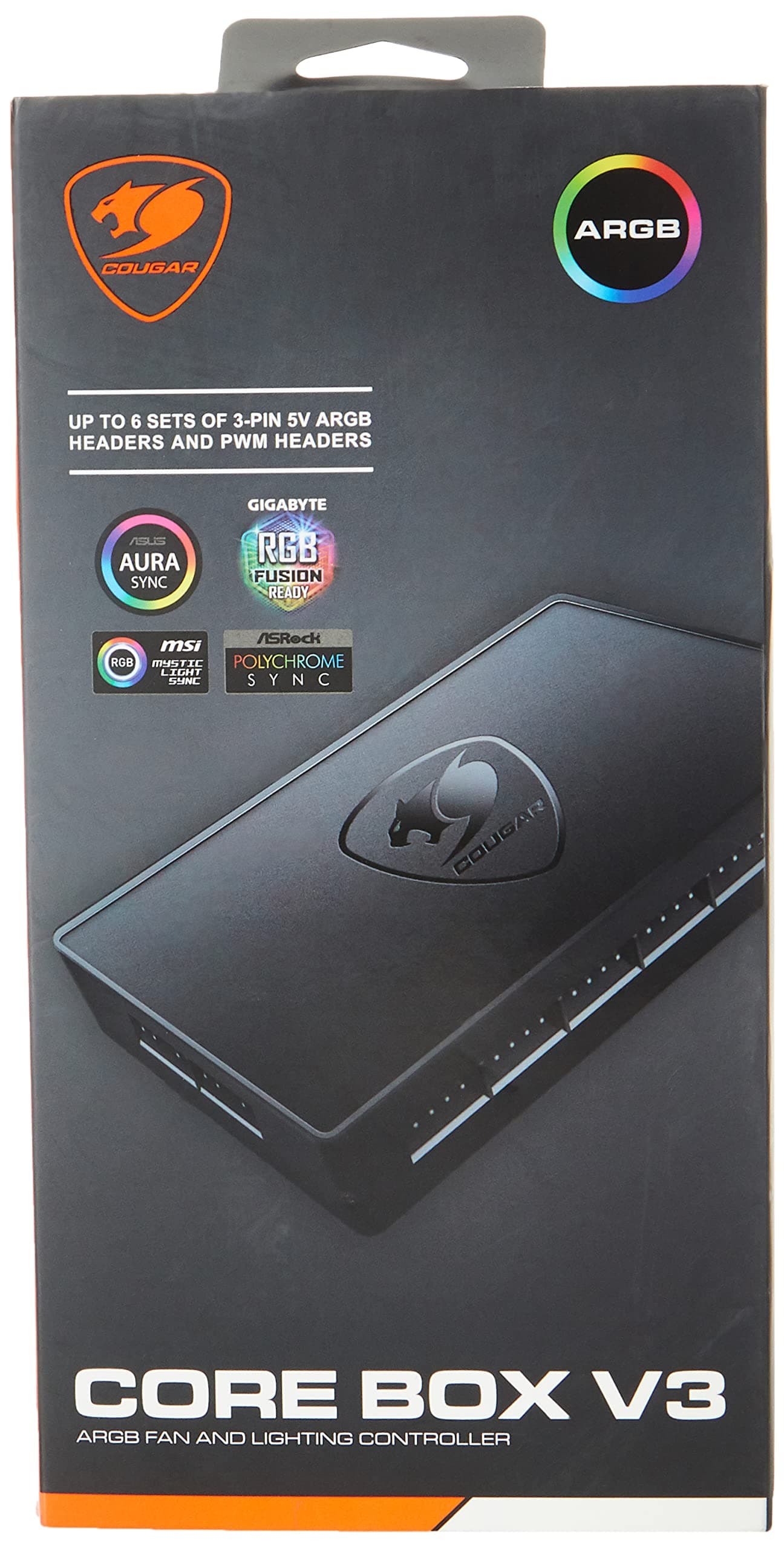 Cougar Gaming Fan Controller Core Box V3, Black, 3Mcobxv3.0001