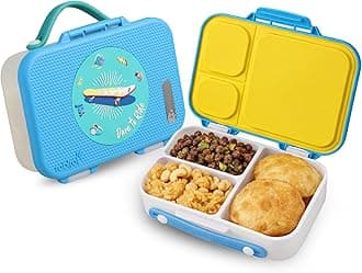rabitat Munchbee Bento Lunch Box 1000ml | 1+1 Year Brand Warranty | Tiffin Box for School | Kanjak Gifts for Girls | BPA Free, Leakproof & Durable Bento Design | Spunky