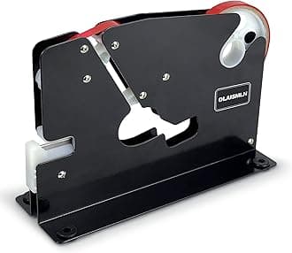 Tape Bag Sealer with Trimmer, Built-in Sharper Blade, Clear Plastic Bags Sealing Machine for Cookie, Bread and Ground Meat Packaging (Include Tape)