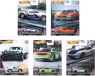 Hot Wheels Car Culture 2022 American Scene Complete Set of 5 Diecast Vehicles from FPY86-957J Release