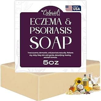 Erbaid - Eczema Soap for Face and Body: Natural Dermatitis & Psoriasis Treatment for Dry, Sensitive and Itchy Skin