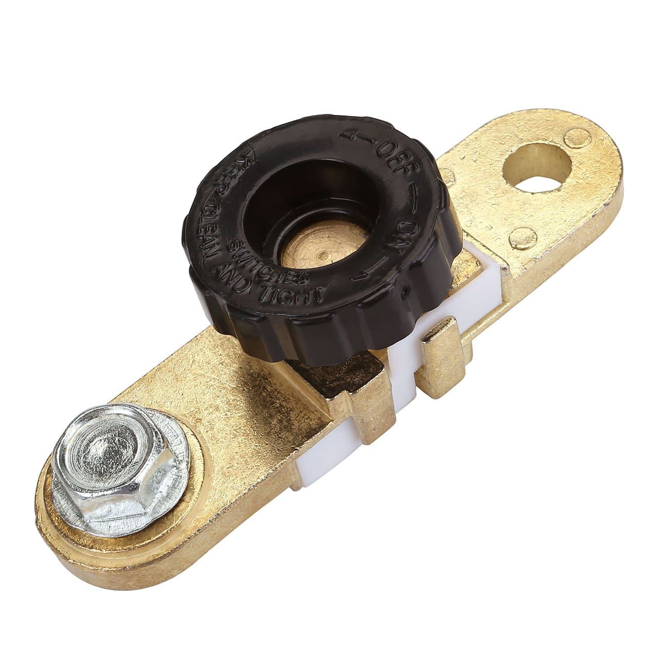 Graceme Car Battery Isolator Switch Master Disconnect Cut Off Side Post For Negative Post 6V 12V Marine Boat Rv Vehicles