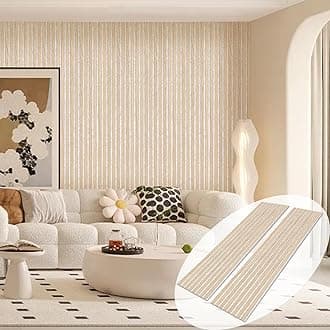 Wood Slat Wall Panel - 2 PCS Slat Wall Paneling, Natural Oak Wood Veneer Sound Dampening Wall Panels - Wood Panels for Wall 12.6" W x 94.5" L