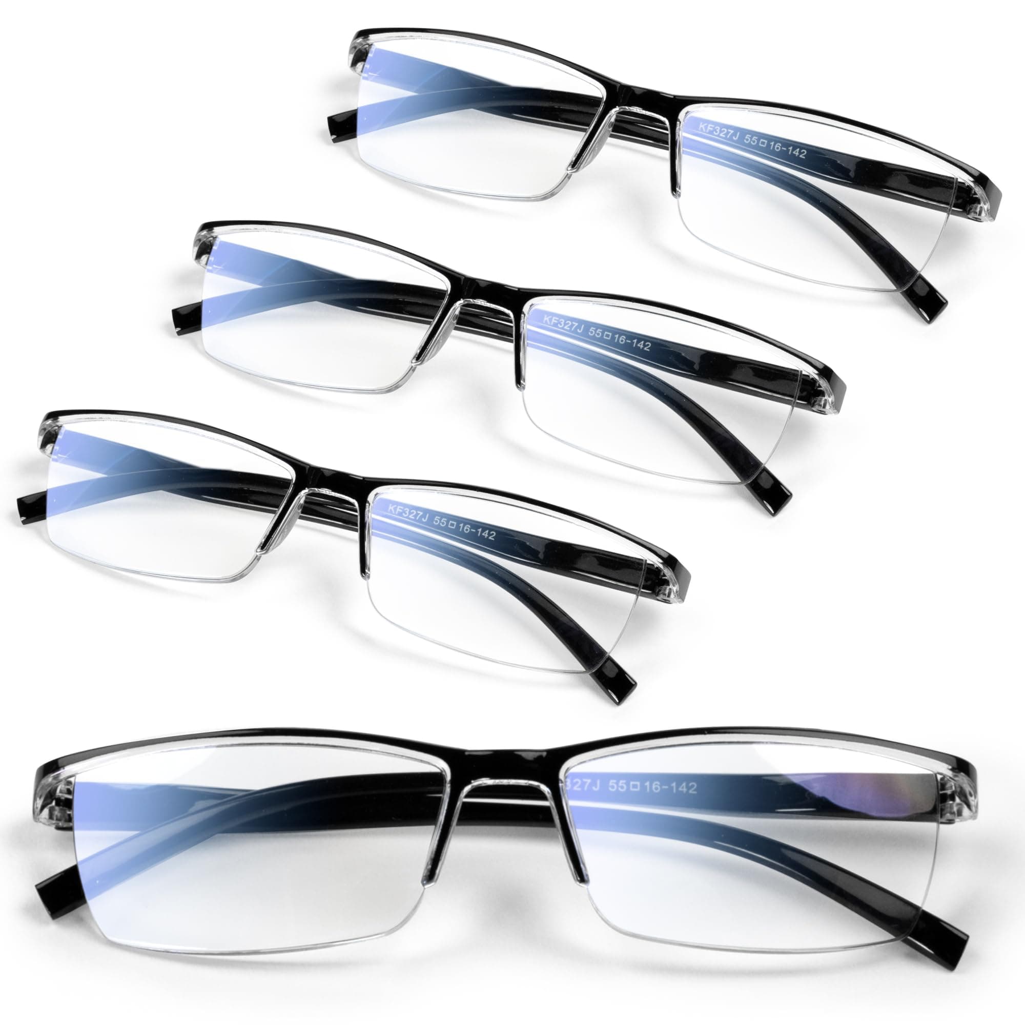 Gaoye 6PCS Reading Glasses Men - Unbreakable Blue Light Blocking Computer Readers Women - Stay Clear Magnifying Vision
