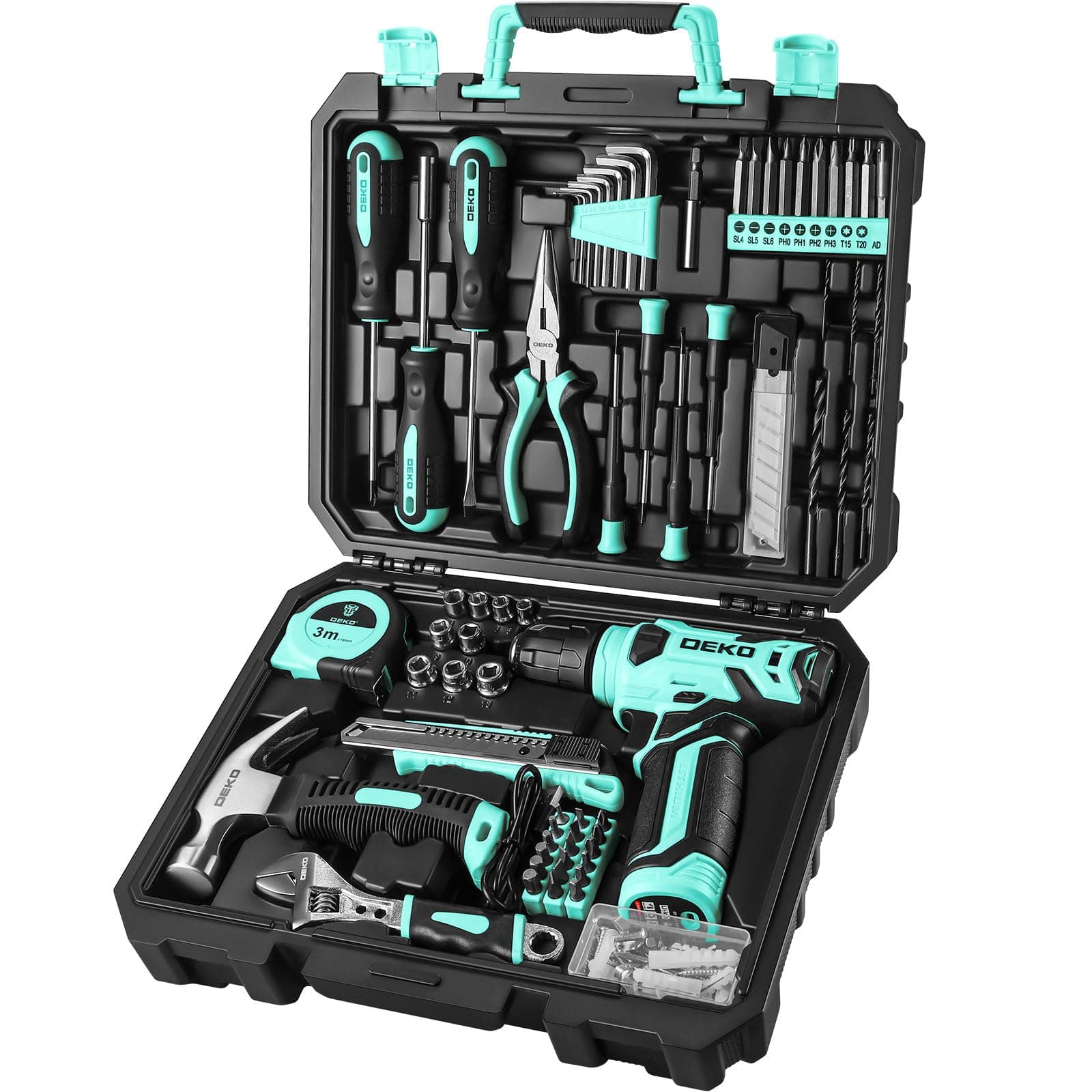 126 Piece Turquoise Tool Set