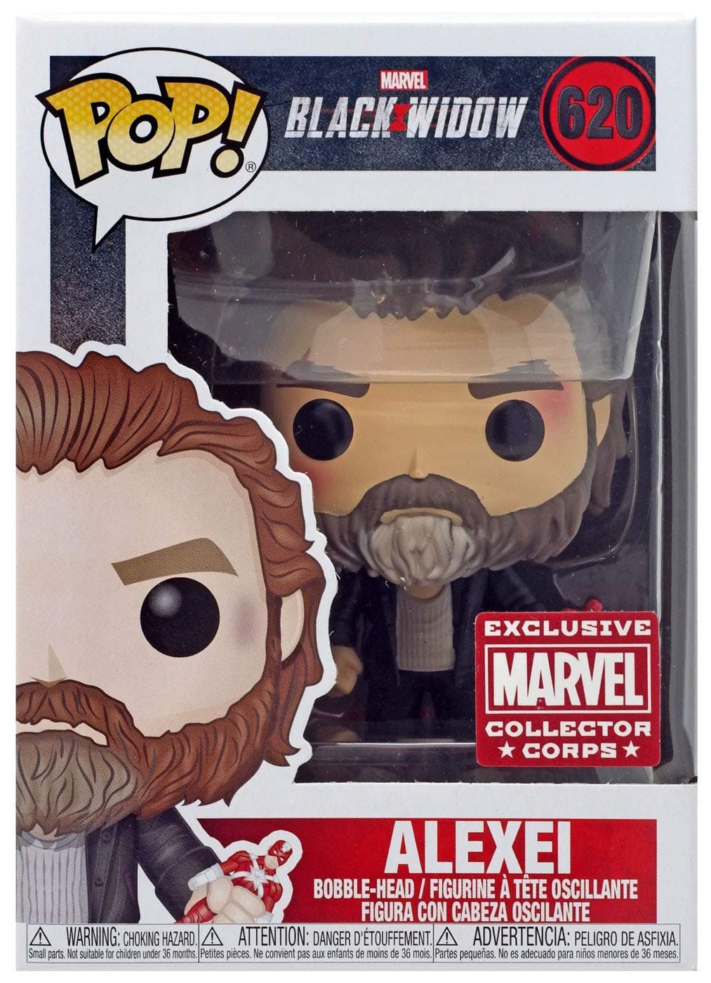 Pop! Marvel: Black Widow - Alexei 620 Collector Corps