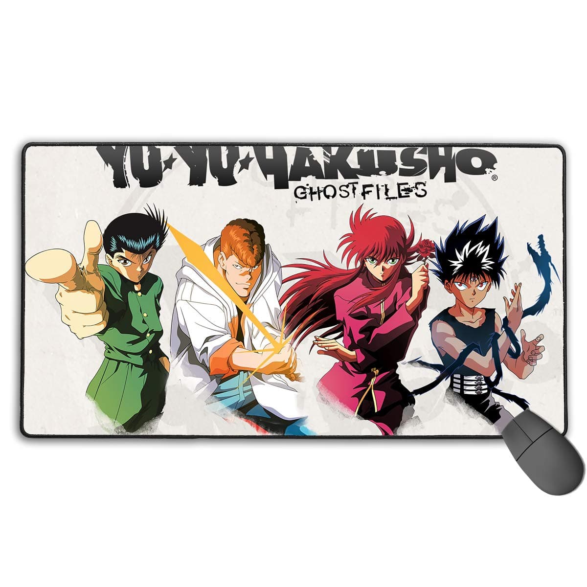 Yu Yu Hakusho Non-Slip Mouse Pad Rectangle Rubber Gaming Mouse Pad Anime Mouse Pad 30x15.7 Inch(75x40 cm)