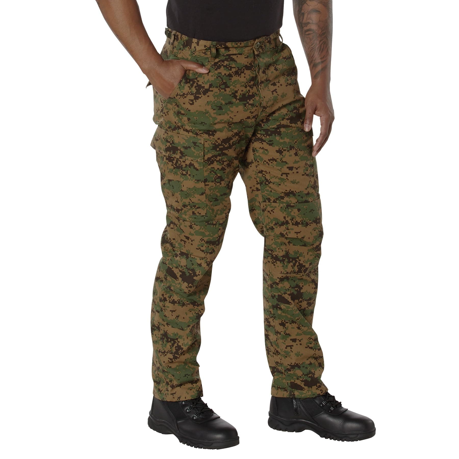 Rothco Tactical BDU Pants – Rugged Cargo Outdoor Hiking EDC Work Uniform