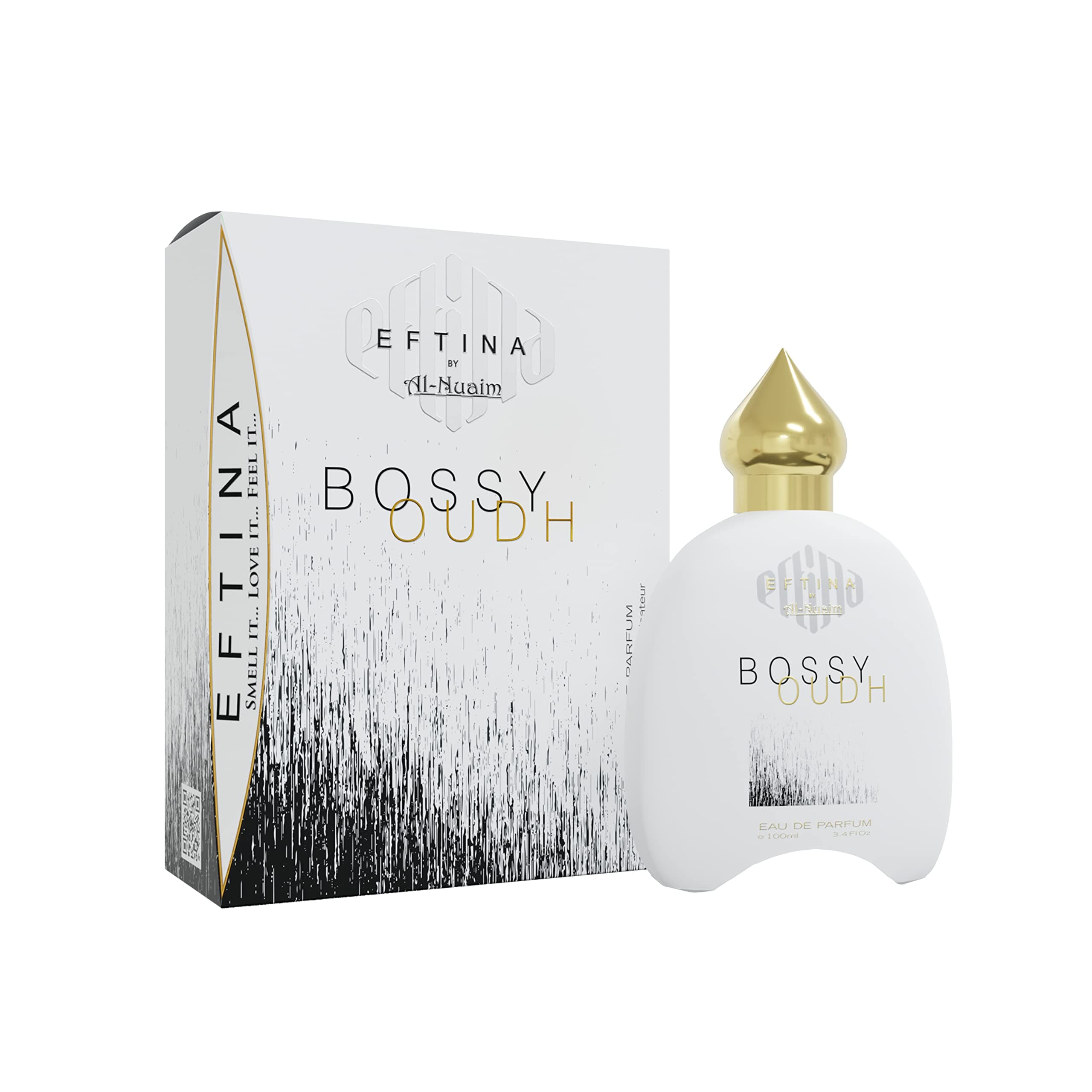 EFTINA by Al-Nuaim Bossy Oudh Eau De Parfum | EDP Perfumes | Long Lasting Perfumes | Luxury Perfumes For Men & Women | 100 ml