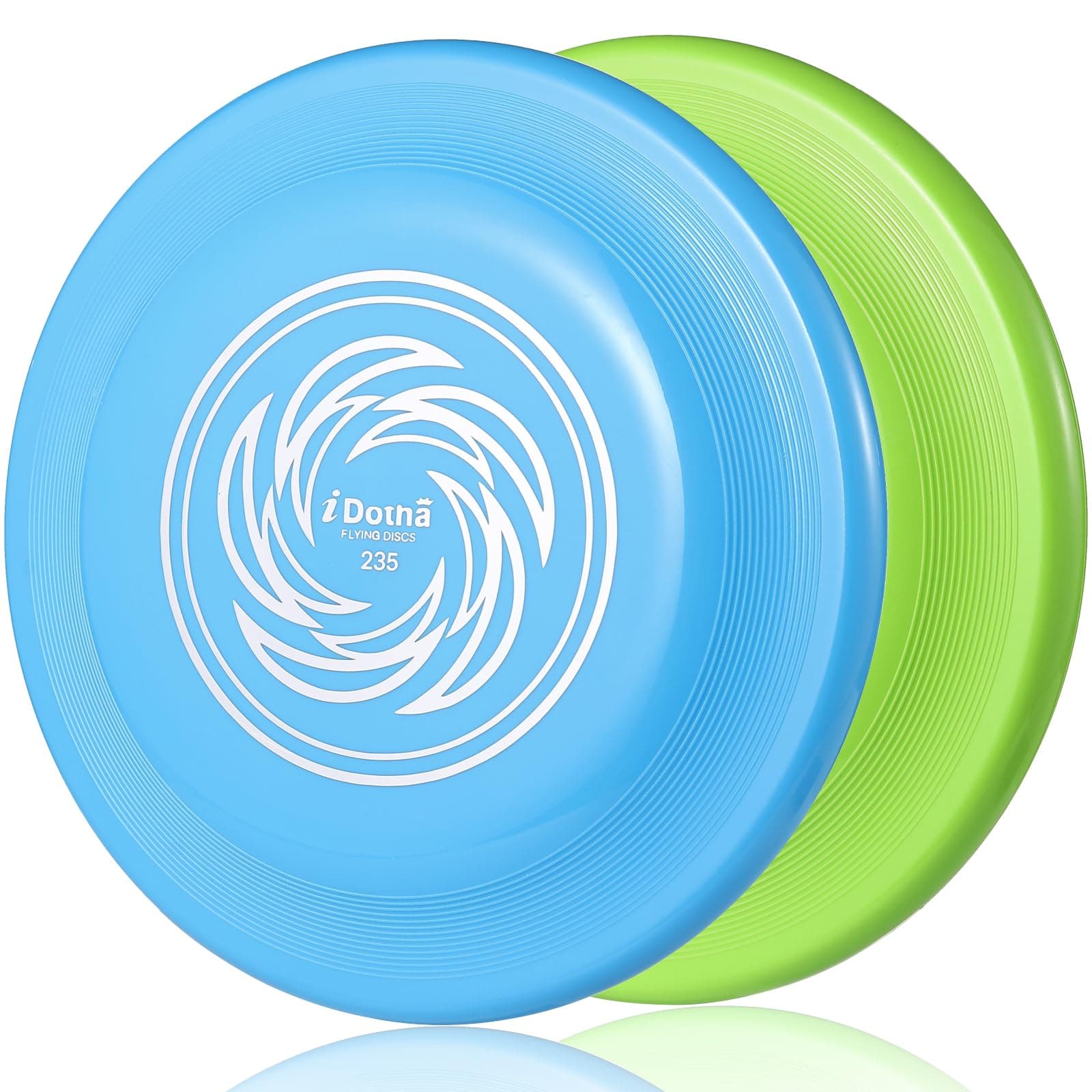 Sports Flying Disc, 2 Pack Compeition Flying Discs, Lightweight Durable Flying Disc Toys for Backyard Beach Lawn Park Outdoor Games, 105 Gram 9.3 Inch Disc.