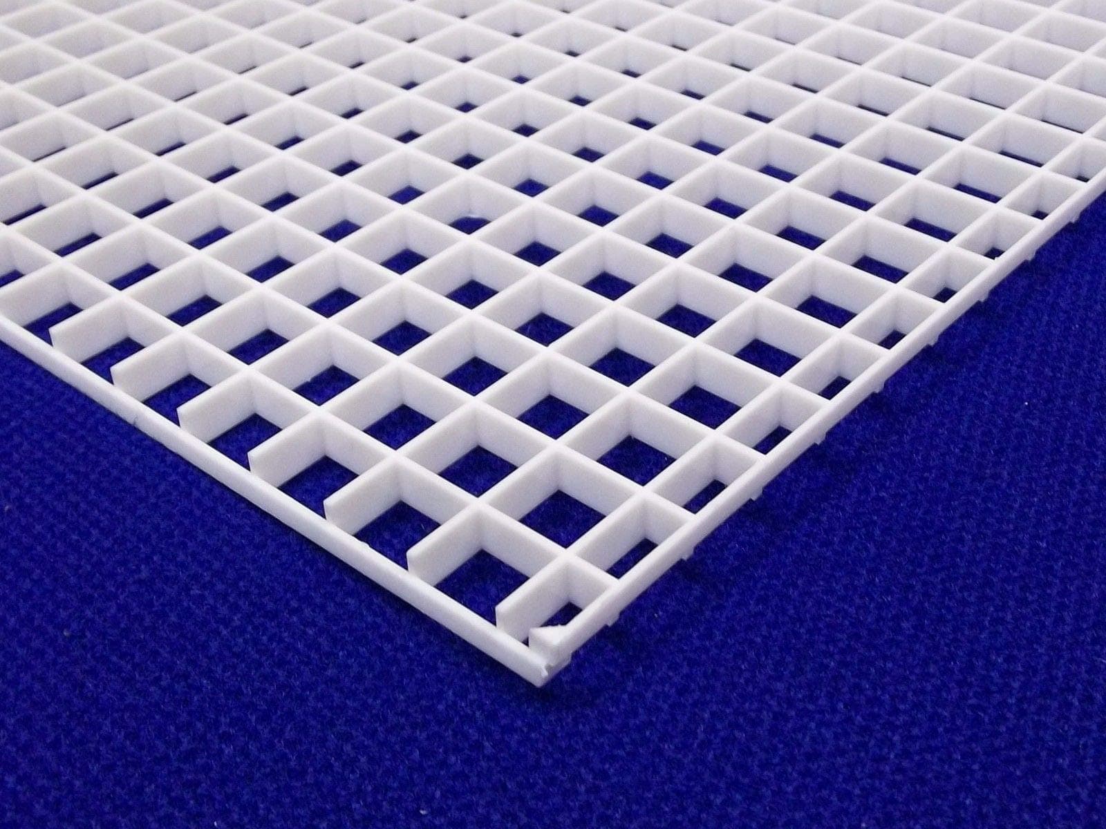 1/2" (12mm) White Grid Divider EggCrate Louvre 23.5" x 11.5" for Aquarium Lighting Nominal Size AZM