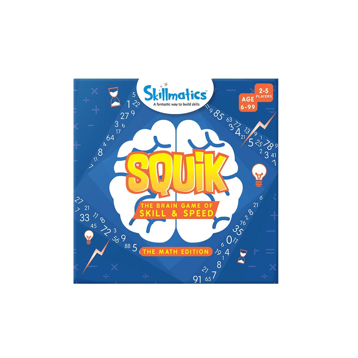 Squik: The Brain Game Of Skill & Speed Math Edition (6 99 Years), Multicolor, Skill31Sme