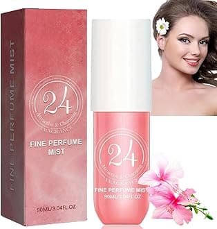 90ml Body Fragrance,Hair Mist Perfume,Fruity Body Spray Body Splash for Women,Elegant Body Perfume,Long Lasting Hair and Body Moisturising Spray,Hair & Body Fragrance Mist,Attract and Enchant