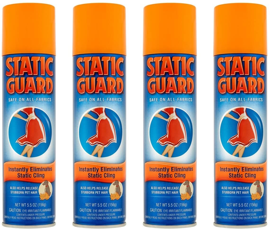 Static Guard Spray 5.5 oz - Pack of 4