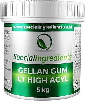 Gellan Gum High Acyl 5kg Premium Quality Powder Non-GMO, Gluten Free – Recyclable Container