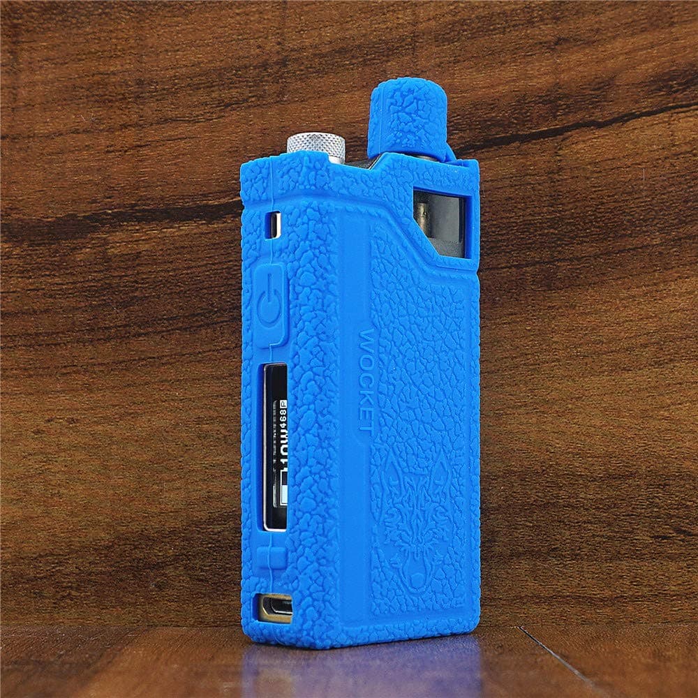ORIN Texture Silicone Case for Sigelei Snowwolf Wocket Pod System 1150mAh 3ml Protective Antislip Duarble Sleeve Cover Wrap Skin Decal（Navy）