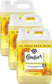 Sunshiny Days Fabric Conditioner with Stay Fresh technology for 100 days of freshness + fragrance* 4.8 L (160 washes) (Pack of 3)