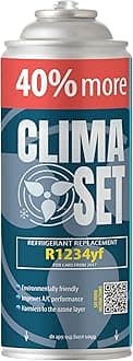 ClimaSet R1234yf air conditioning refill - 1x235 g - Air conditioning - Car air conditioning - Car air conditioning refill - R1234yf gas - gas cartridge - ECO - Air conditioning refill