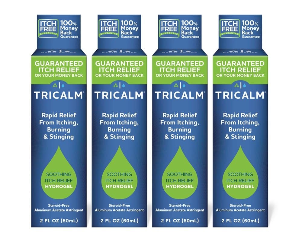 TriCalm Soothing Itch Relief Hydrogel 2 oz, 4 Count