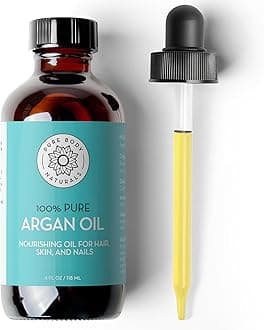 Argan Oil for Skin and Face - 4 fl oz Cold Pressed, Light, Non-Greasy, Nourishing Pure Argan Oil for Hair - Aceite de Argan
