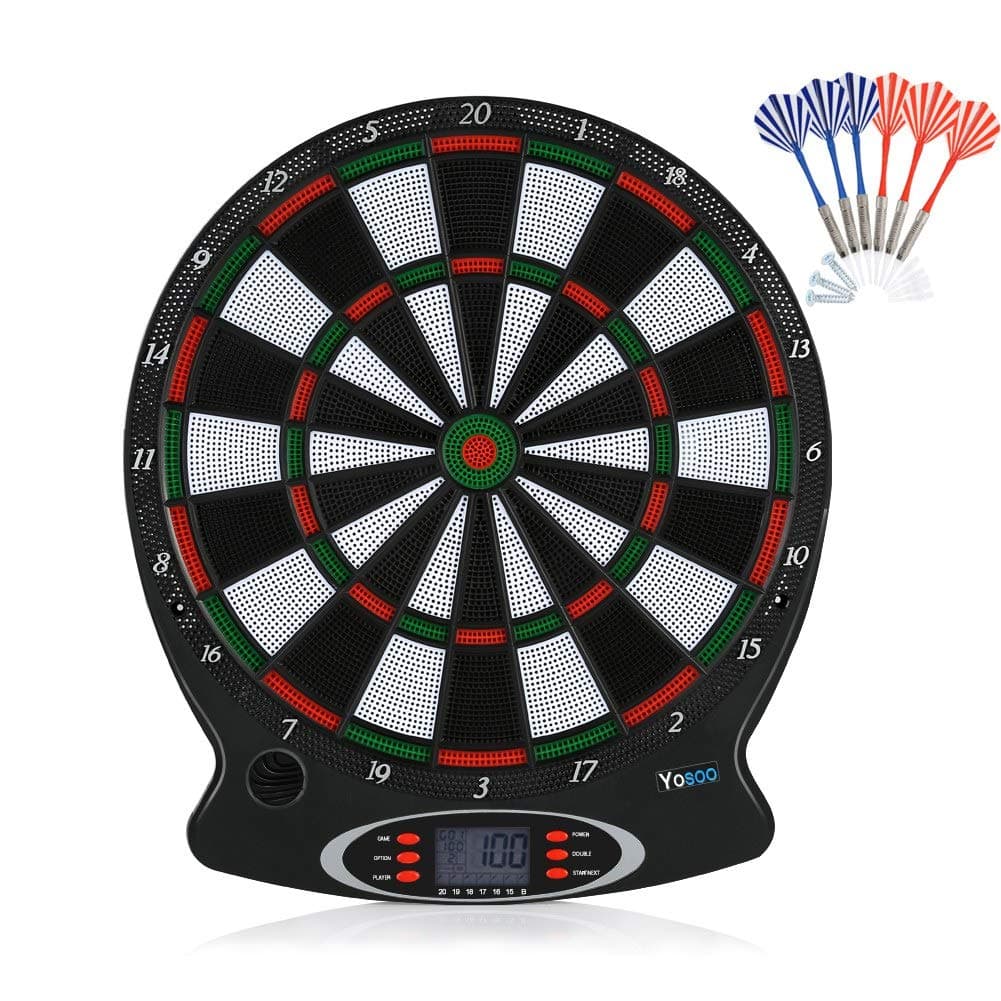 Electronic Professional 1pc Target Board 6pcs Darts Dartboard, Target Games, Birthday Gift for Kids Great Gift House Play
