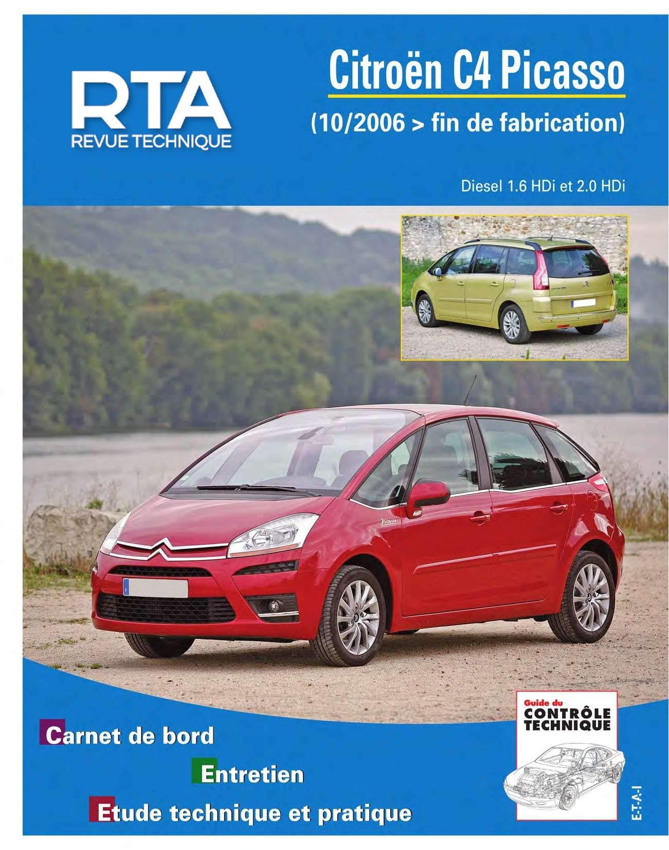 E.T.A.I - Automobile Technical Review B723.7 - CITROEN C4 PICASSO I - 10/2006 at End of Manufacturing (French) Paperback - May 4