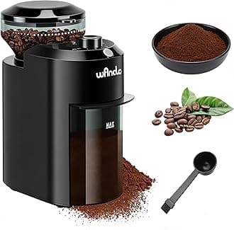 Coffee Grinder, Electric Coffee Grinder, Adjustable Coffee Bean Grinder with 28 Precise Grinding Settings for 12 Cups