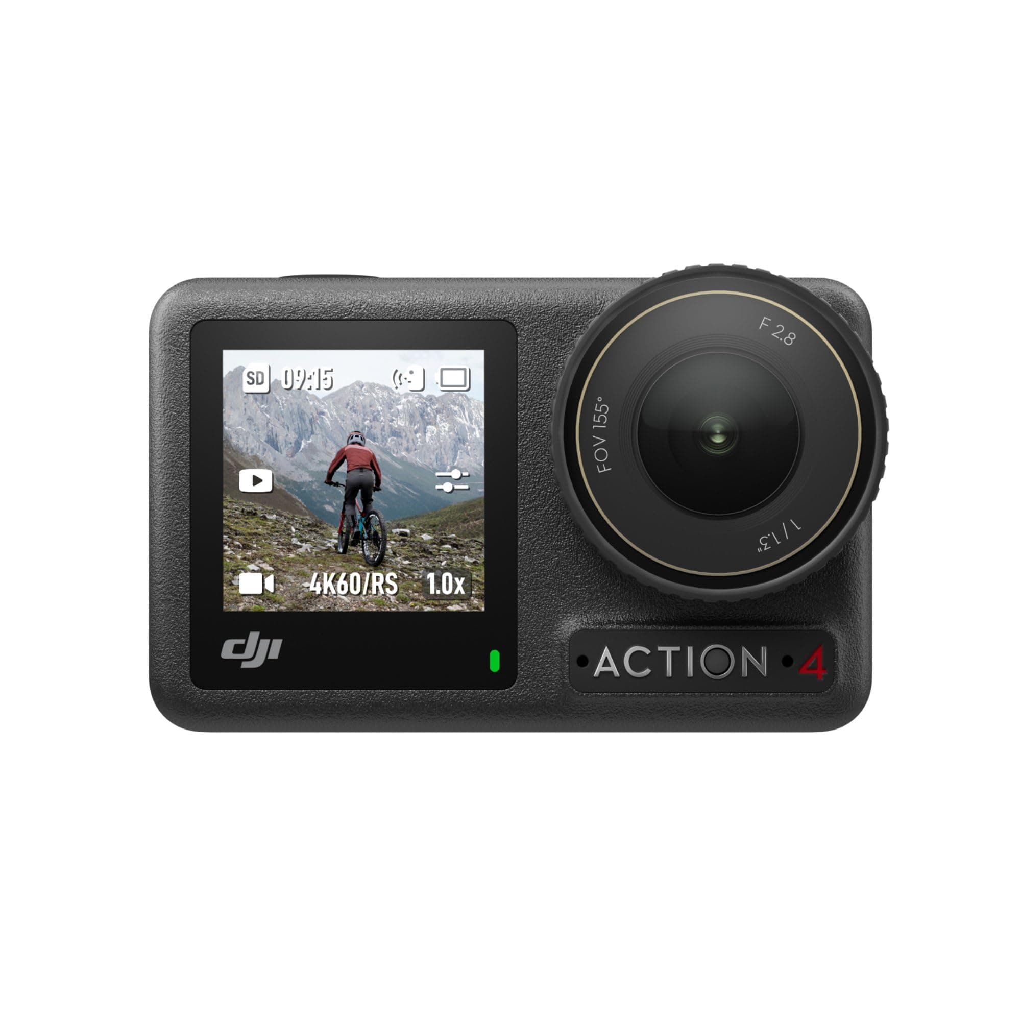 Osmo Action 4 Standard Combo - 4K/120fps Waterproof Action Camera with 1/1.3-Inch Sensor, 10-bit & D-Log M Color Performance, Long-Lasting Battery- UAE Version with DJI Official Warranty Support