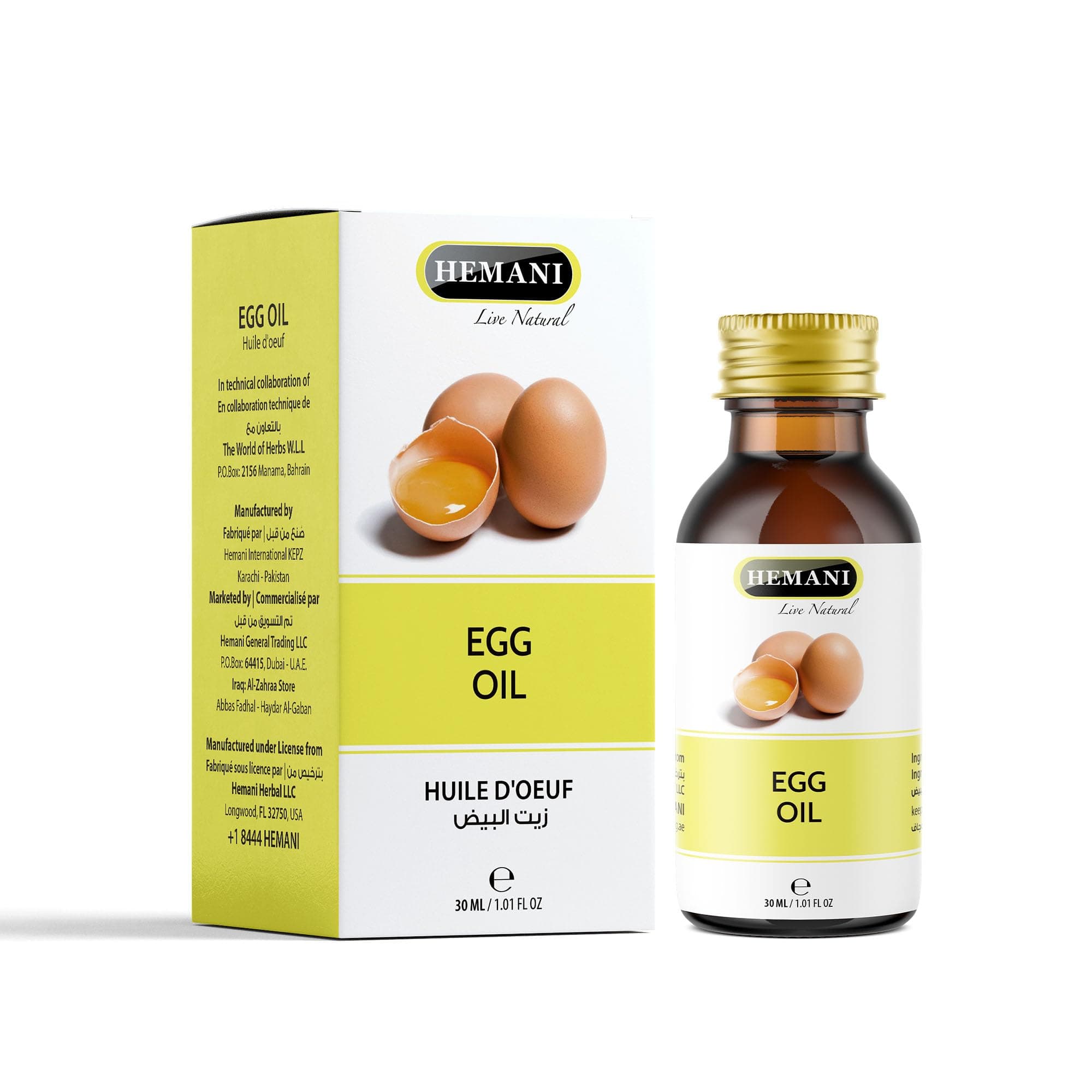 Hemani Herbal Oil Egg 30ml