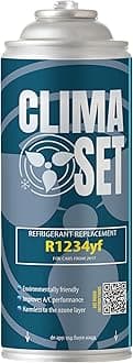 ClimaSet Refrigerant replaces R1234yf air conditioning gas for Air conditioning - Car air conditioning refill - car air conditioning gas after 2016 - gas refill - 1 x box of 170 g