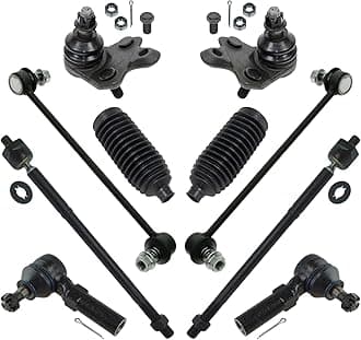 TRQ Front Steering & Suspension Kit Compatible with 2009-2018 Toyota Corolla 09-13 Matrix