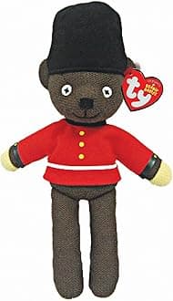 Ty Toys Mr. Bean Guardsman - Beanie Baby Soft Plush Toy - Collectible Cuddly Stuffed Teddy
