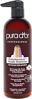 Professional, ColorHarmony Purple Shampoo, 16 fl oz (473 ml), Pura D'or