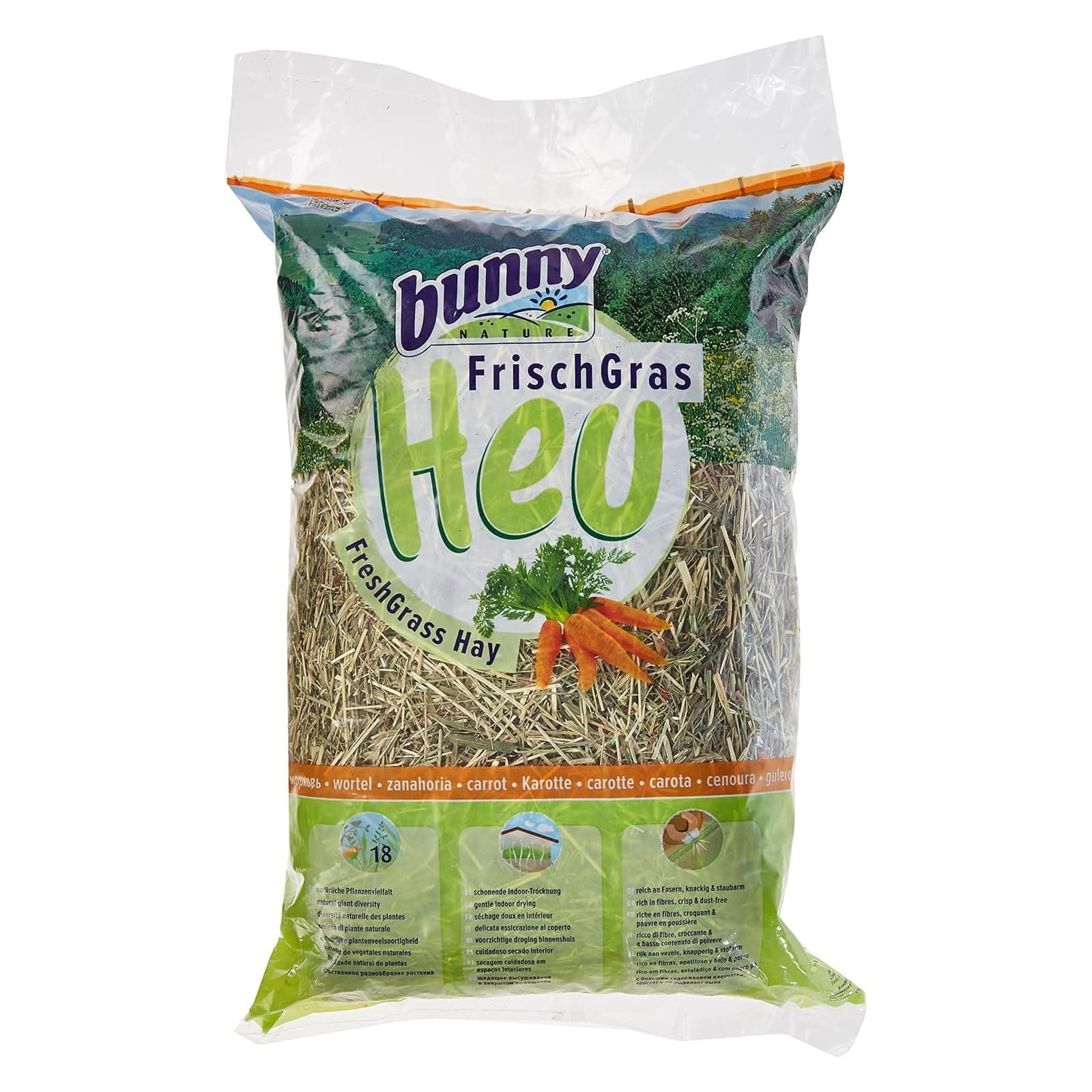 Fresh Grass Hay Carrots 500g